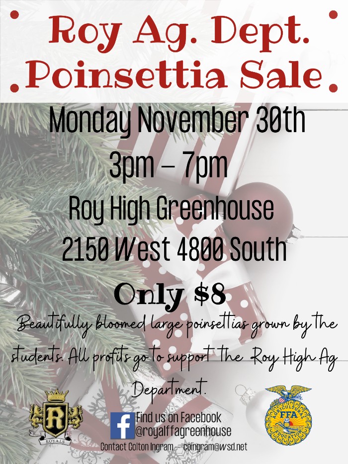 Roy Ag Dept. Poinsetta Sale page 0001