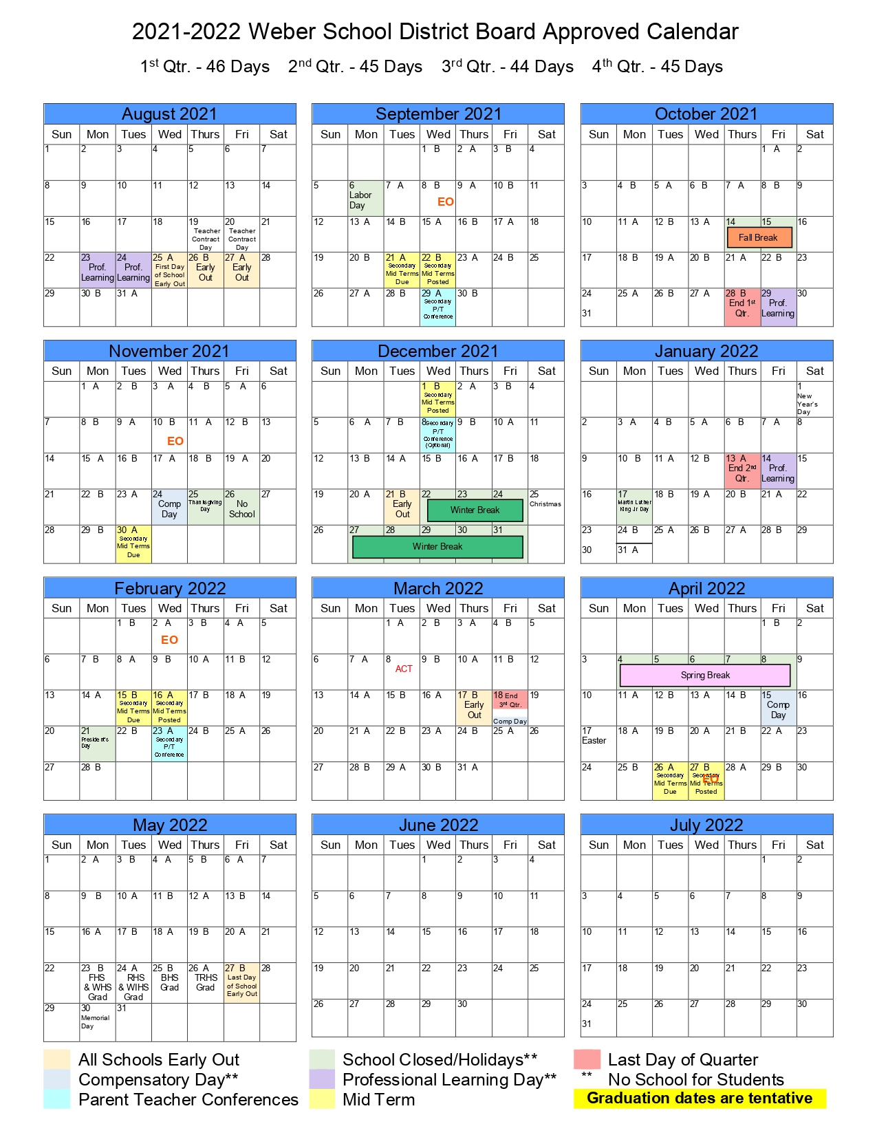 2021 22 RHS A B EO Calendar page 0001