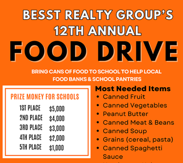 Besst Realty Food Drive